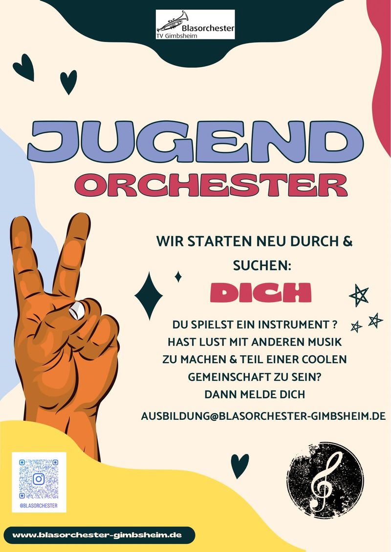 neues jugendorchester Werbeplakat