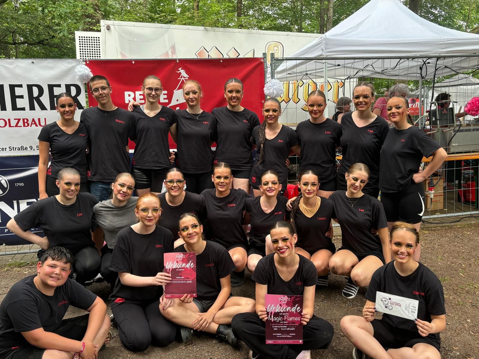 2024Magic Flames Laubach 3. Platz und Publikumsliebling in Laubach