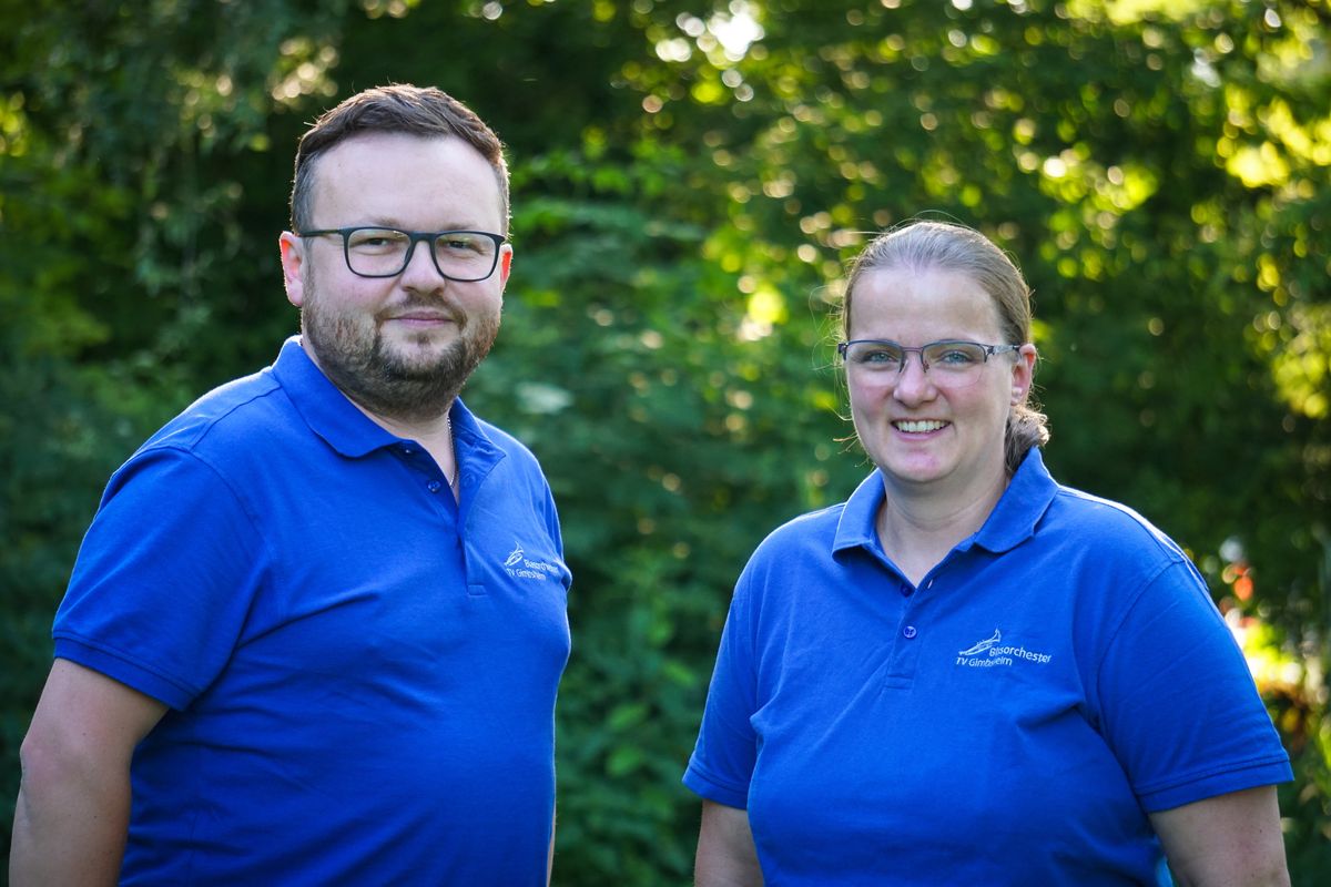Neue Doppelspitze beim Blasorchester